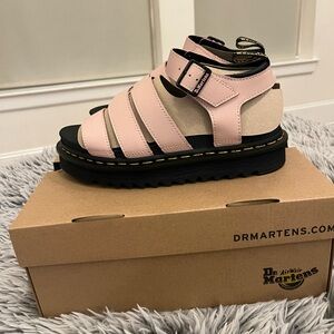 NWT Dr. Martens Blaire Pink Powder Sandals